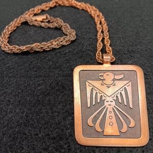 Bell Trading Copper Thunderbird Pendant- Solid Copper Vintage